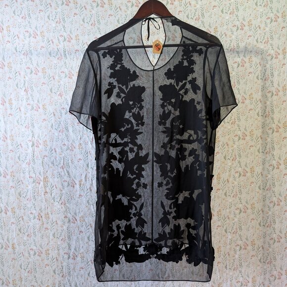 NWT Per Se 100% Silk Floral Tunic Size 6 - Picture 2 of 4